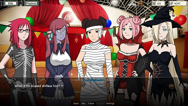 Naruto – Kunoichi Trainer (Dinaki) [v0.13] Part 44 Halloween And R. Milos By LoveSkySan69