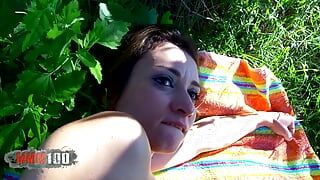 Fucking Valentina’s perfect ass at the beach