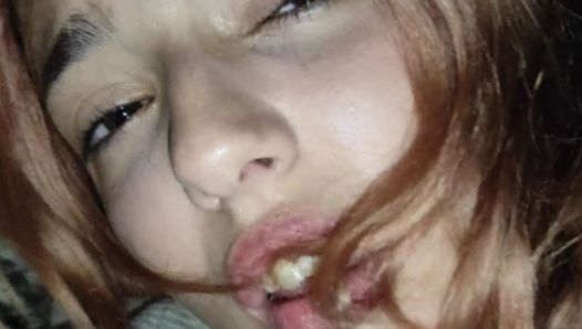 Teen when I break her ass and cum inside her anus