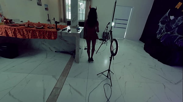 Bastidores Halloween Mattos Movies só foi travessuras e leitada