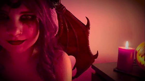 Halloween sex with demon girl