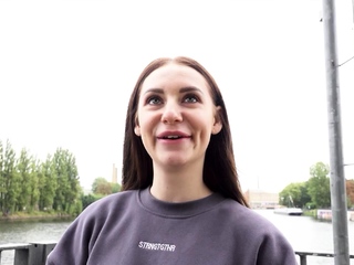 GERMAN SCOUT – Long labia Teen Pickup and talk to Hard Fuck