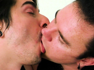 Leo Blue And Johnny Mercy Like Sucking Each Others Tongue