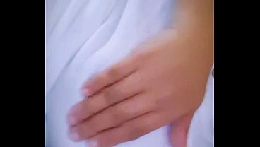 Big Tits Babe Sensual fingering Close Up