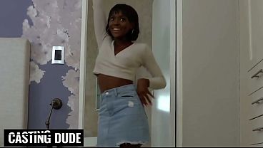 Big Tits Dark Skin Ebony Model DEEP ANAL RAILED In Amateur Audition